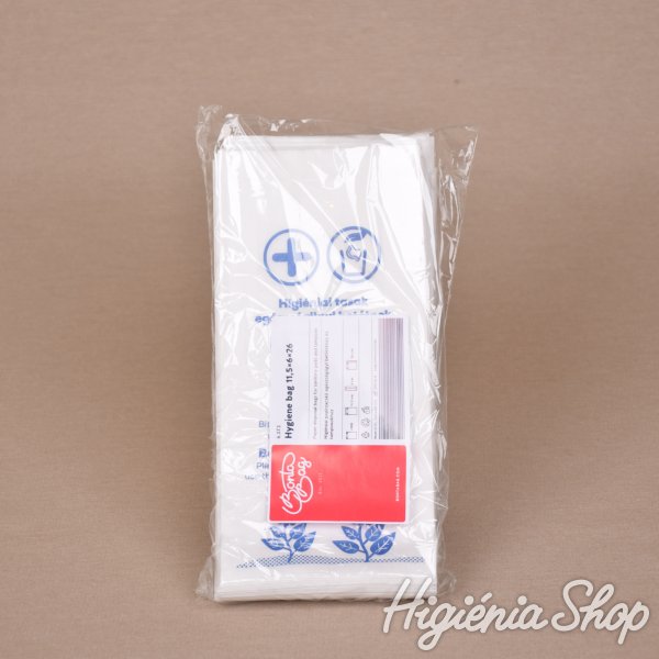 Higiéniai papírzacskó egészségügyi betétekhez és tamponokhoz - 2x100 db