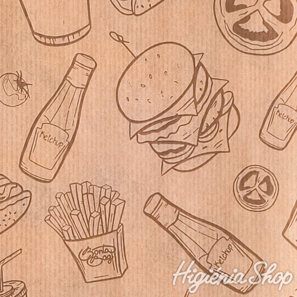 BontaBag Street Food tálcabetét 26*16,5*3 cm-es tálcához