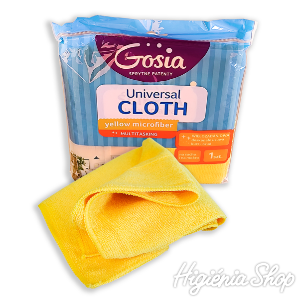 GOSIA sárga mikroszálas törlőkendő 