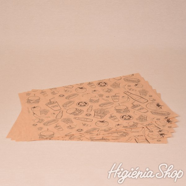 BontaBag Street Food Tálcabetét / Csomagolópapír - Zsírálló 1500 db