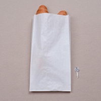 BontaBag 1,5 kg-os fehér hosszú sütőipari papírzacskó - 1000 db